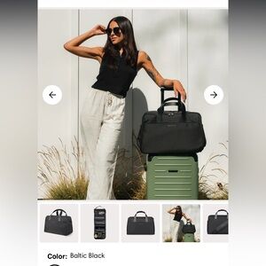 Solgaard Voyager Weekender with FlowCloset, Black